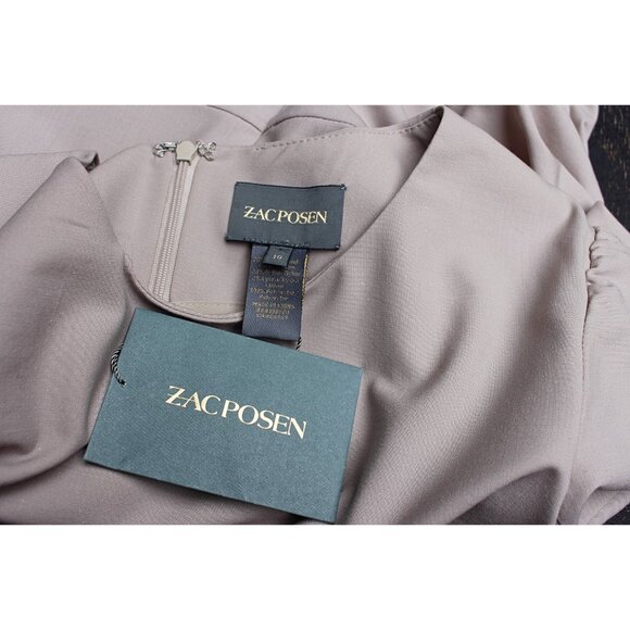 New w/Tags - Zac Posen Designer Tailored Sheath Dress in Stretch Wool - 10 - Picture 2 of 13